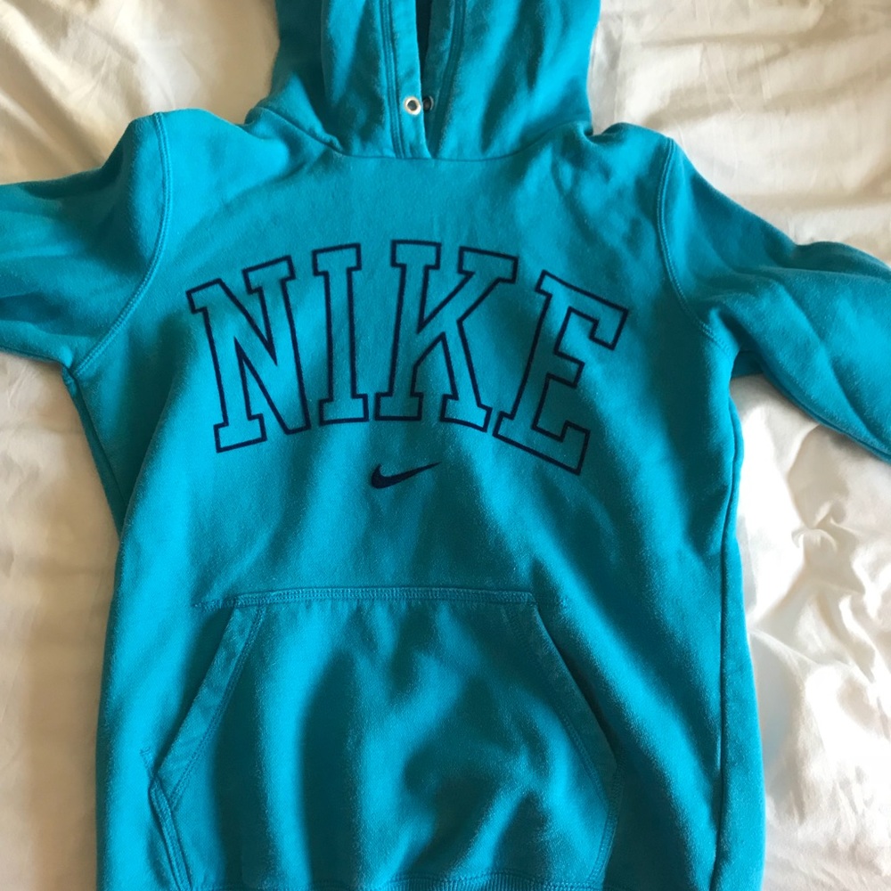 🐬NIKE blue hoodie